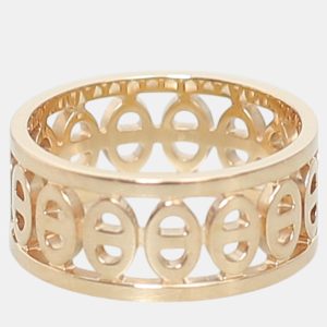 Hermes 18k Rose Gold Chaine d'ancre Divine Ring EU 51, Rings - Luxury Closet catalog