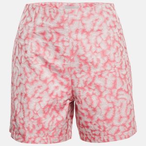 INGIE Paris Pink Lurex Jacquard Shorts S, Shorts - Luxury Closet
