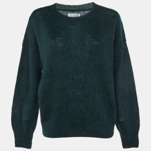Isabel Marant Etoile Green Mohair Knit Crew Neck Sweater M, Sweaters & Cardigans - Luxury Closet catalog
