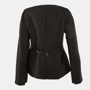 Jacquemus Black Wool Blend Button Front Spalla Jacket XL, Coats & Jackets - Luxury Closet catalog