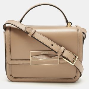 Jimmy Choo Biscuit Leather Diamond Top Handle Bag, Satchels - Luxury Closet catalog