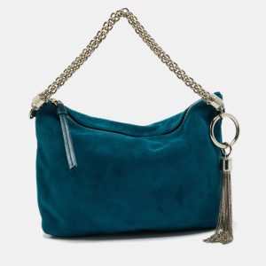 Jimmy Choo Teal Green Suede Callie Clutch Bag, Clutches & Special Occasion Bags - Luxury Closet catalog