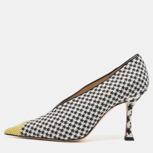 Jimmy Choo Multicolor Wool Crystal Embellished Nicole 90 Pointed Toe Pumps Size 38, Pumps - Luxury Closet catalog