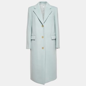 Joseph Blue Wool & Cashmere Mid Length Coat M, Coats & Jackets - Luxury Closet catalog