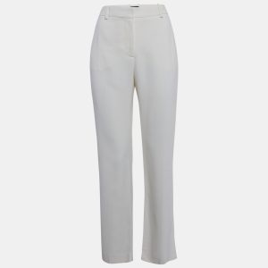 Joseph Ivory Stretch Cream Coleman Trousers M, Clothing - Luxury Closet catalog