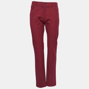 Joseph Burgundy Stretch Denim Jeans M Waist 30", Jeans - Luxury Closet