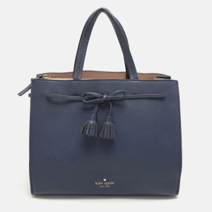 Kate Spade Blue Leather Hayes Street Tote, Tote Handbags - Luxury Closet catalog