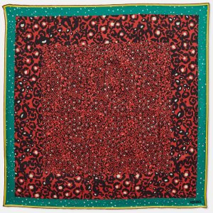 Kenzo Red Leopard Print Silk Scarf, Scarves & Shawls - Luxury Closet catalog