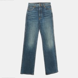 Khaite Blue Faded Denim Danielle Jeans S Waist 25", Jeans - Luxury Closet catalog