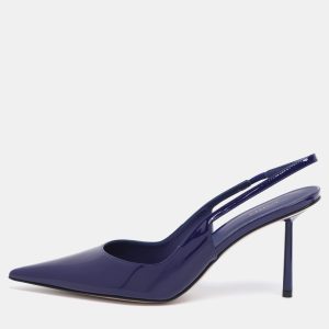 Le Silla Blue Patent Leather Bella Slingback Pumps Size 42, Pumps - Luxury Closet catalog