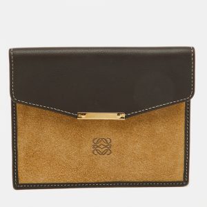 Loewe Beige/Dark Brown Suede and Leather Anagram Wallet, Wallets & Money Clips - Luxury Closet catalog
