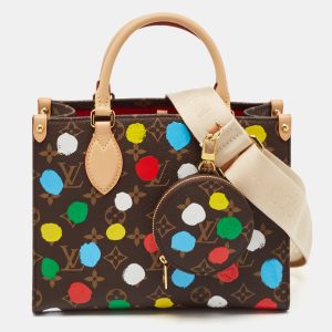 Louis Vuitton x Yayoi Kusama Painted Dots Monogram Canvas OnTheGo PM Bag, Tote Handbags - Luxury Closet catalog