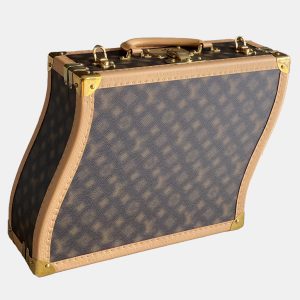 Louis Vuitton Brown Monogram Canvas Cotteville Wavy Trunk Bag, Handbags - Luxury Closet