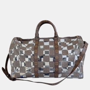 Louis Vuitton 'Monogram Chess' Keepall 50 Bag, Handbags - Luxury Closet
