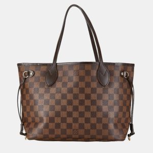 Louis Vuitton Brown Damier Ebene Canvas Neverfull PM Tote Bag, Tote Handbags - Luxury Closet catalog