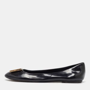 Louis Vuitton Black Leather Square Detail Ballet Flats Size 39, Flats - Luxury Closet catalog