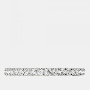 14K White Gold Natural Diamond Wedding Band (1/3 Ctw) US 7, Rings - Luxury Closet catalog