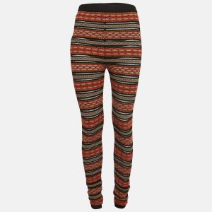 M Missoni Multicolor Stripe Patterned Knit Leggings M, Clothing - Luxury Closet catalog