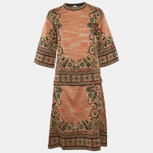 M Missoni Multicolor Patterned Knit Skirt and Top Set M/L, Suits - Luxury Closet catalog