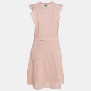 M Missoni Pink Patterned Knit Midi Dress M, Dresses - Luxury Closet