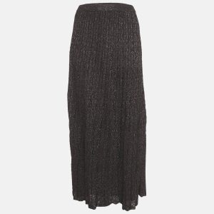 M Missoni Purple Lurex Knit Maxi Skirt S, Skirts - Luxury Closet