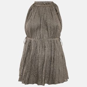 M Missoni Metallic Patterned Lurex Knit Sleeveless Top L, Shirts & Tops - Luxury Closet
