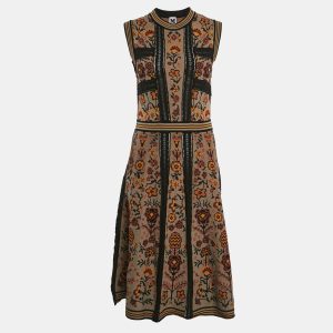 M Missoni Multicolor Floral Pattern Knit Sleeveless Dress M, Dresses - Luxury Closet
