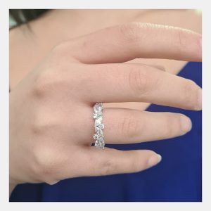 14K Yellow Gold Fancy Lab Grown Band (1 3/4 ctw) US 7, Rings - Luxury Closet catalog