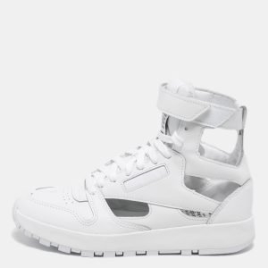 Maison Martin Margiela Reebok White Leather Tabi High Top Sneakers Size 39, Athletic Shoes & Sneakers - Luxury Closet