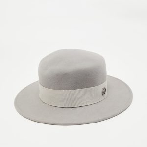 Maison Michel Paris Pearl Grey Felt Kiki Hat M, Apparel & Accessories - Luxury Closet