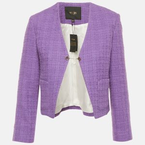 Maje Purple Tweed Jacket XS, Coats & Jackets - Luxury Closet catalog