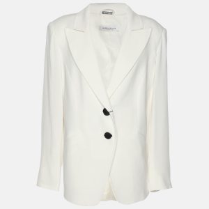 Marina Rinaldi White Crepe Single Breasted Blazer L, Coats & Jackets - Luxury Closet catalog