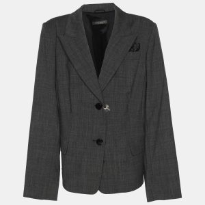 Marina Rinaldi Grey Fleece Wool Coat L, Coats & Jackets - Luxury Closet catalog