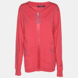 Marina Sport by Marina Rinaldi Pink Jersey Hoodie Set Jacket L, Coats & Jackets - Luxury Closet catalog