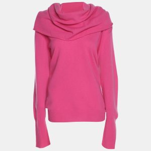Marina Rinaldi Pink Knit Full Sleeve Sweater L, Sweaters & Cardigans - Luxury Closet