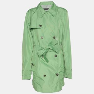 Marina Rinaldi Green Nylon Belted Jacket L, Coats & Jackets - Luxury Closet catalog