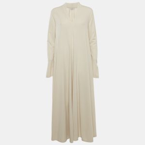 Max Mara Off-White Jersey Caladio Midi Dress M, Dresses - Luxury Closet catalog