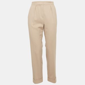 Max Mara Beige Felt Straight Leg Trousers M, Clothing - Luxury Closet catalog