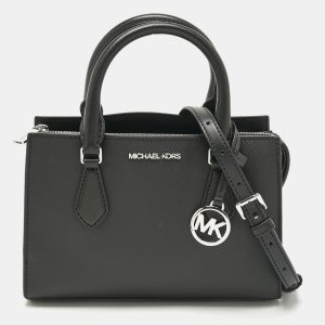 Michael Kors Black Faux Leather Small Shiela Center Zip Satchel, Satchels - Luxury Closet catalog