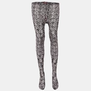 Missoni Black Patterned Lurex Knit Stockings XS, Clothing - Luxury Closet catalog