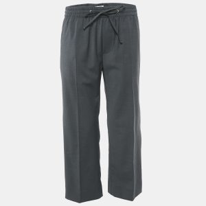Miu Miu Charcoal Black Wool Blend Trousers S, Clothing - Luxury Closet catalog