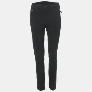 Moncler Grenoble Black Gabardine Trousers M, Clothing - Luxury Closet catalog