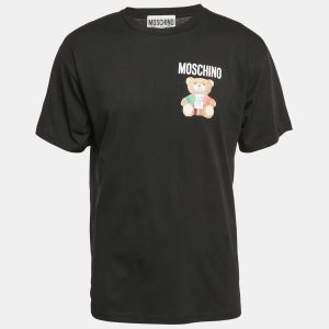 Moschino Couture Black Teddy Bear Print Cotton T-Shirt S, Shirts & Tops - Luxury Closet catalog