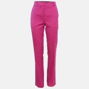 Moschino M05CHIN0 Jeans Pink Gabardine Trousers XS, Clothing - Luxury Closet catalog