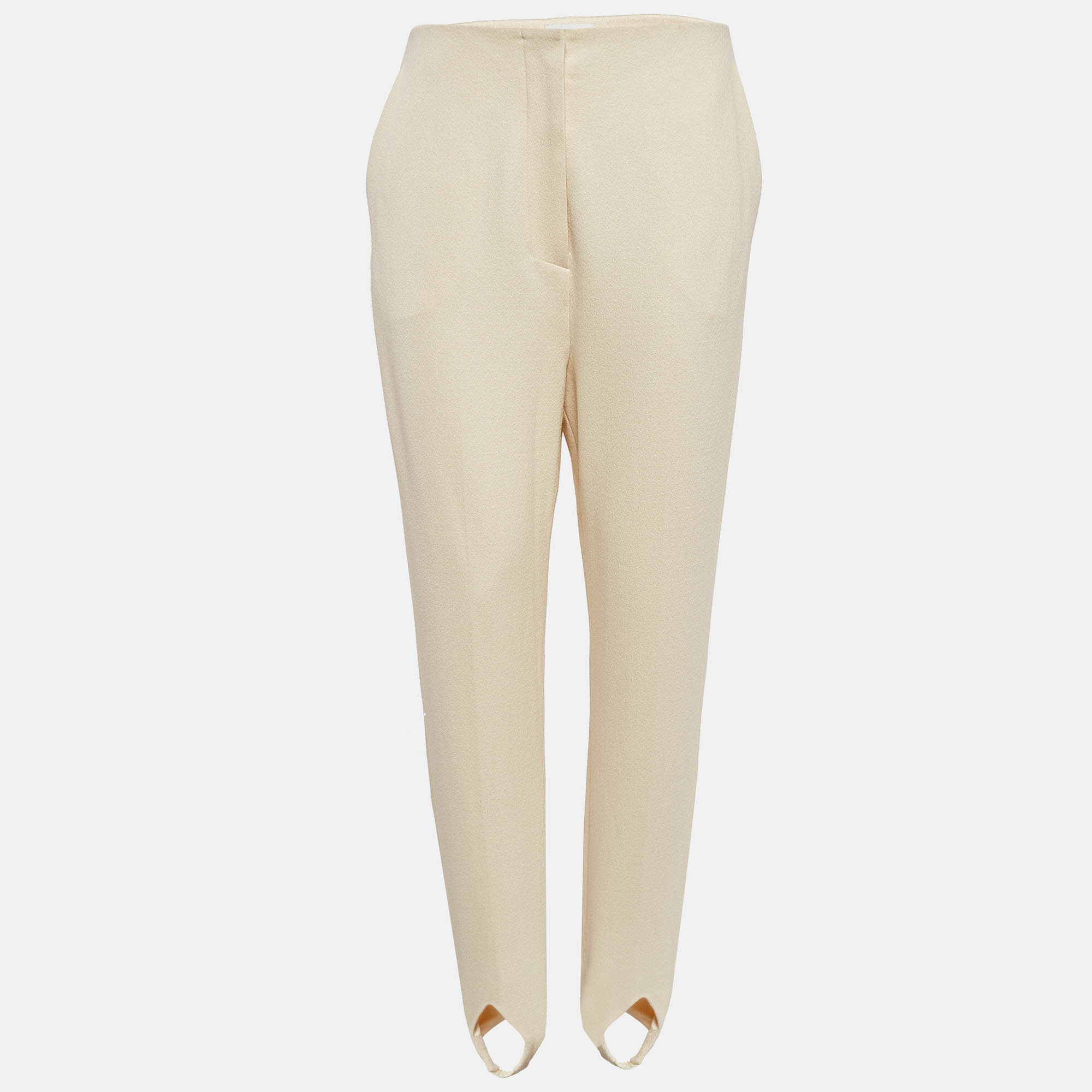 Nanushka Cream Jersey Darby Stirrup Leggings M, Clothing - Luxury Closet catalog