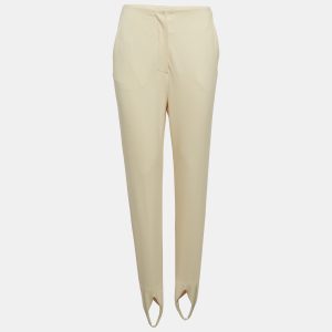 Nanushka Cream Jersey Darby Stirrup Leggings S, Clothing - Luxury Closet catalog