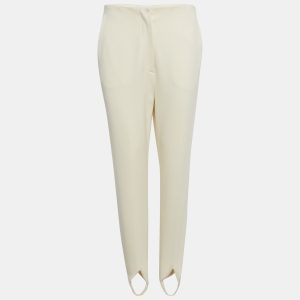 Nanushka Cream Jersey Darby Stirrup Leggings M, Clothing - Luxury Closet catalog