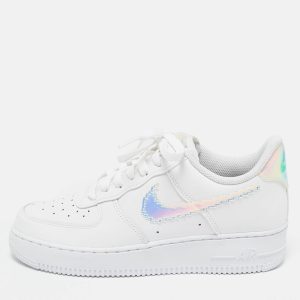 Nike White Leather Air Force 1 Low Top Sneakers Size 39, Athletic Shoes & Sneakers - Luxury Closet catalog