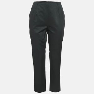 Paule Ka Black Cotton Blend Trousers M, Clothing - Luxury Closet catalog