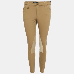 Polo Ralph Lauren Brown Cotton Suede Trim Breeches Pants M, Clothing - Luxury Closet catalog